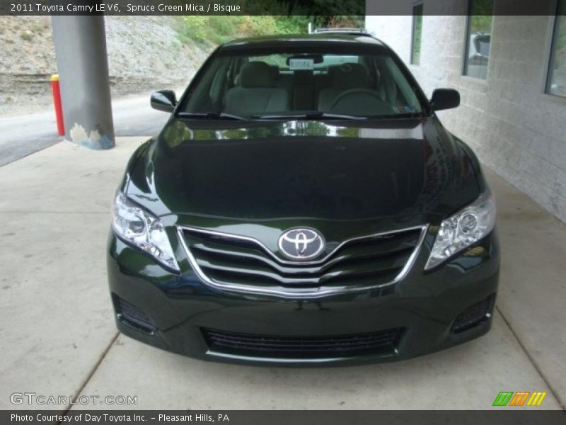 Spruce Green Mica / Bisque 2011 Toyota Camry LE V6