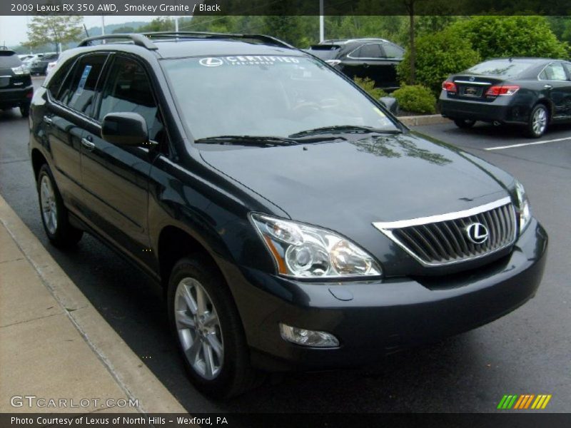 Smokey Granite / Black 2009 Lexus RX 350 AWD