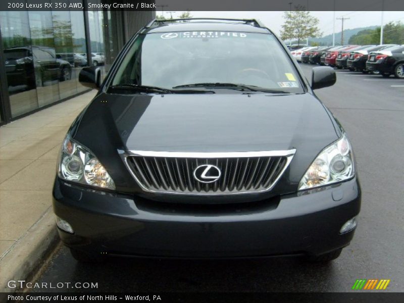 Smokey Granite / Black 2009 Lexus RX 350 AWD