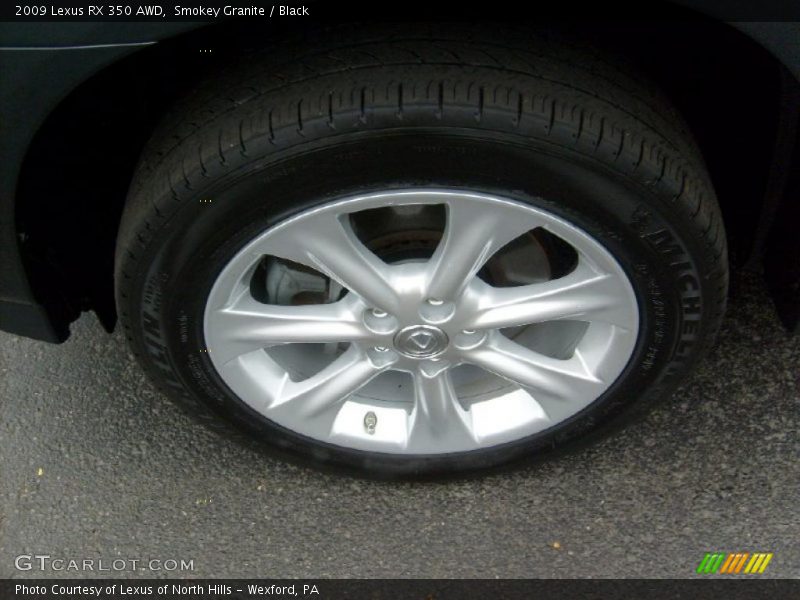 Smokey Granite / Black 2009 Lexus RX 350 AWD