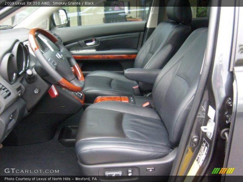 Smokey Granite / Black 2009 Lexus RX 350 AWD