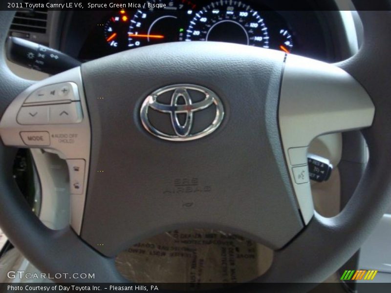 Spruce Green Mica / Bisque 2011 Toyota Camry LE V6