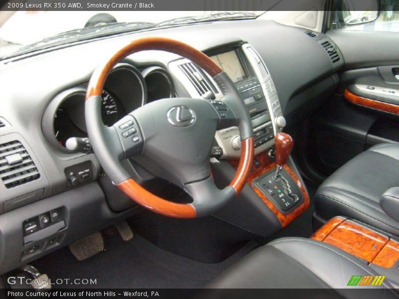 Smokey Granite / Black 2009 Lexus RX 350 AWD