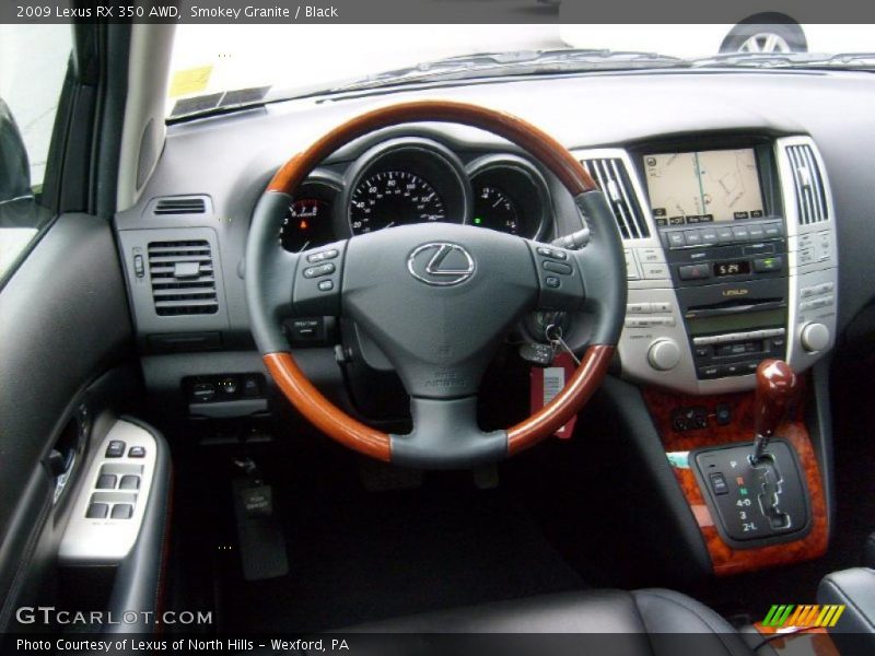 Smokey Granite / Black 2009 Lexus RX 350 AWD