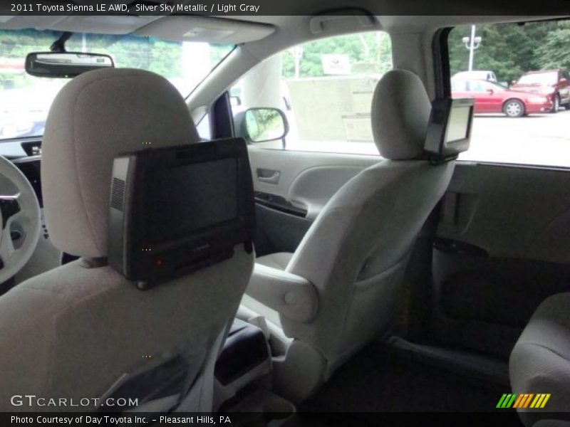 Silver Sky Metallic / Light Gray 2011 Toyota Sienna LE AWD