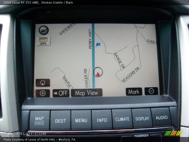 Smokey Granite / Black 2009 Lexus RX 350 AWD