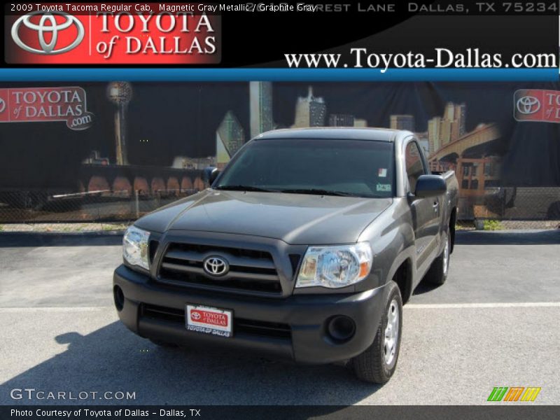 Magnetic Gray Metallic / Graphite Gray 2009 Toyota Tacoma Regular Cab