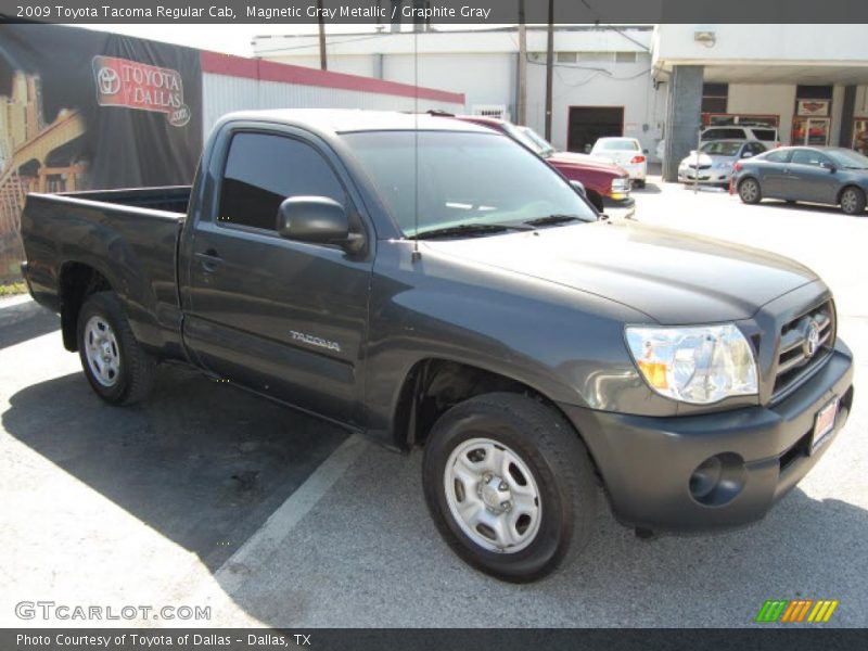 Magnetic Gray Metallic / Graphite Gray 2009 Toyota Tacoma Regular Cab
