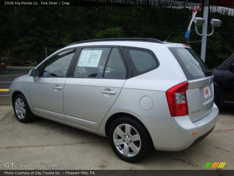 Fine Silver / Gray 2008 Kia Rondo LX