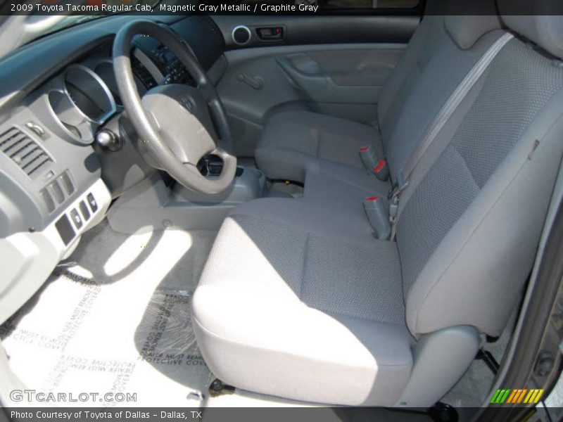 Magnetic Gray Metallic / Graphite Gray 2009 Toyota Tacoma Regular Cab