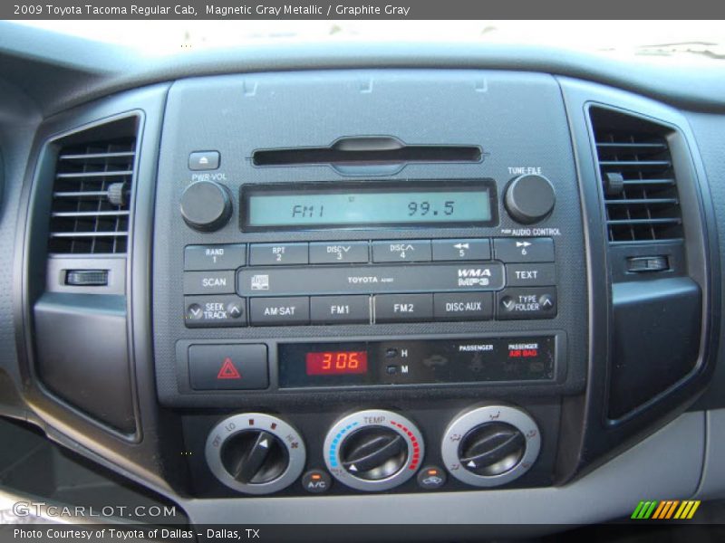 Magnetic Gray Metallic / Graphite Gray 2009 Toyota Tacoma Regular Cab