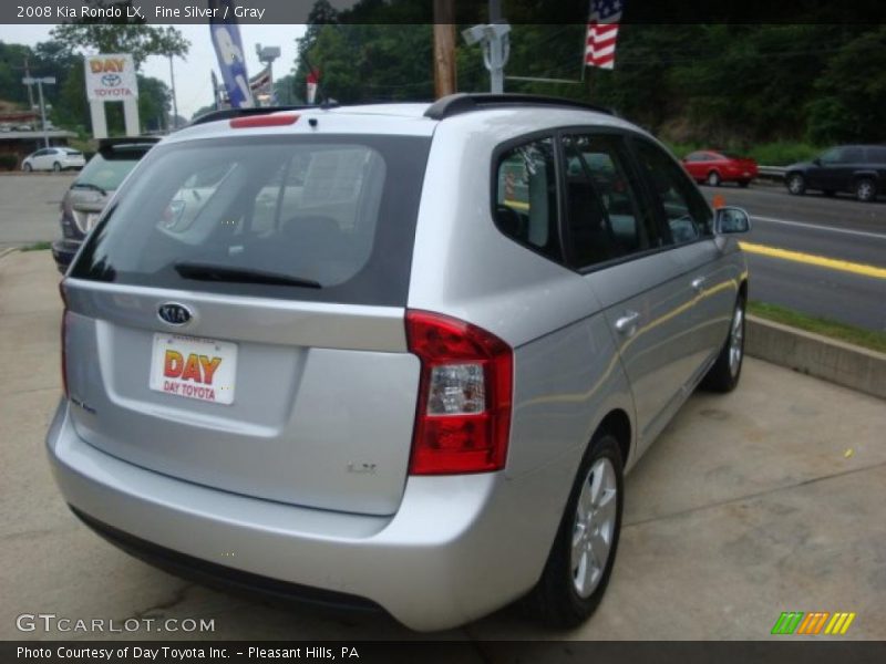 Fine Silver / Gray 2008 Kia Rondo LX