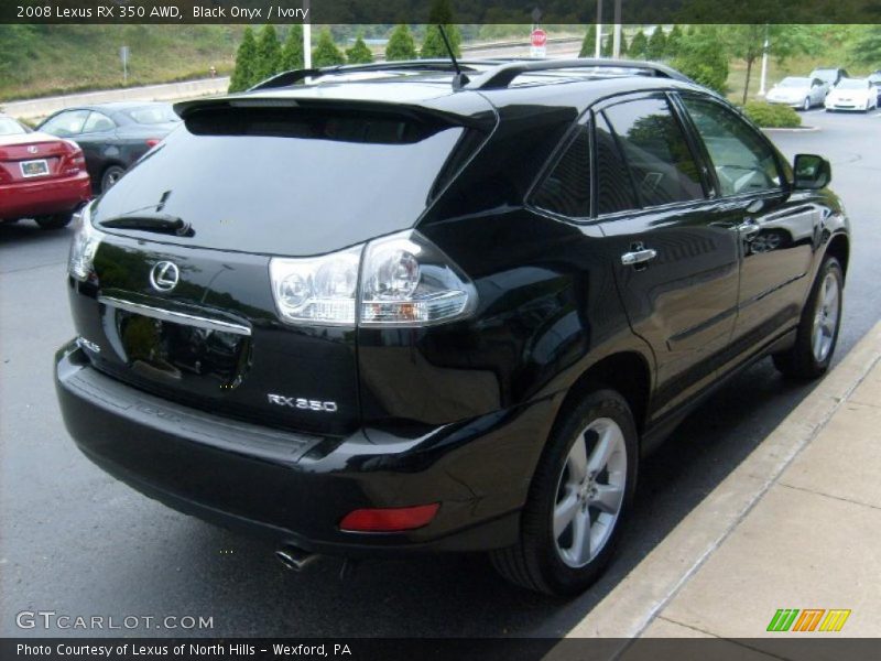 Black Onyx / Ivory 2008 Lexus RX 350 AWD