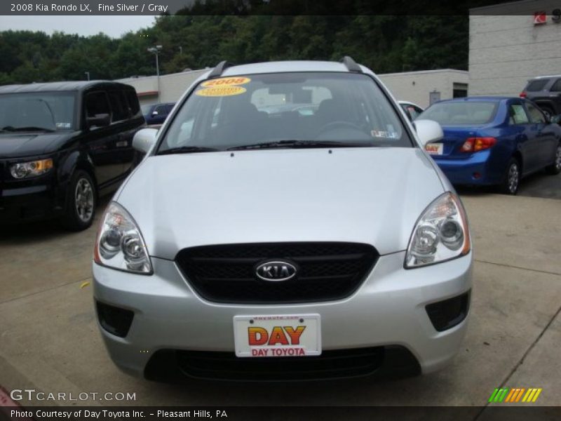 Fine Silver / Gray 2008 Kia Rondo LX