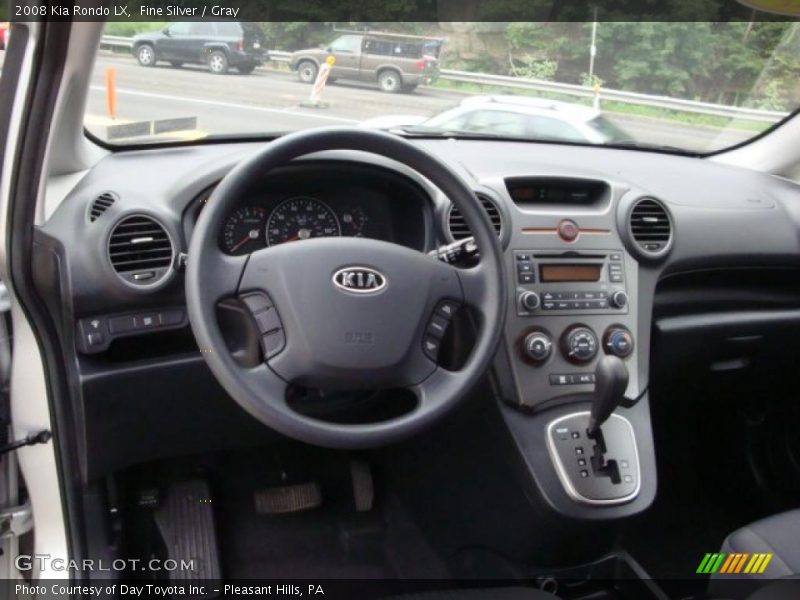 Fine Silver / Gray 2008 Kia Rondo LX