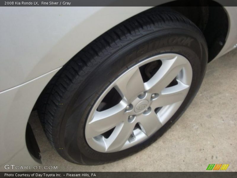 Fine Silver / Gray 2008 Kia Rondo LX