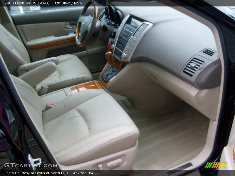 Black Onyx / Ivory 2008 Lexus RX 350 AWD