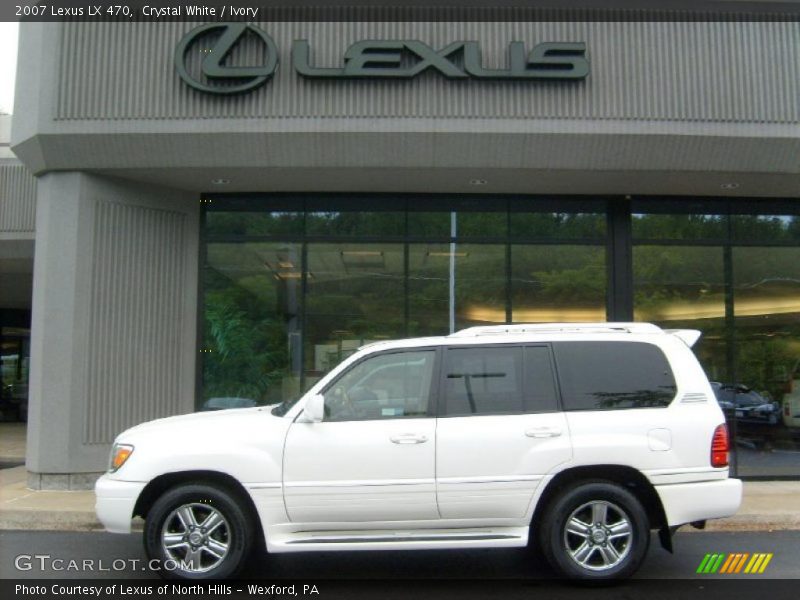 Crystal White / Ivory 2007 Lexus LX 470