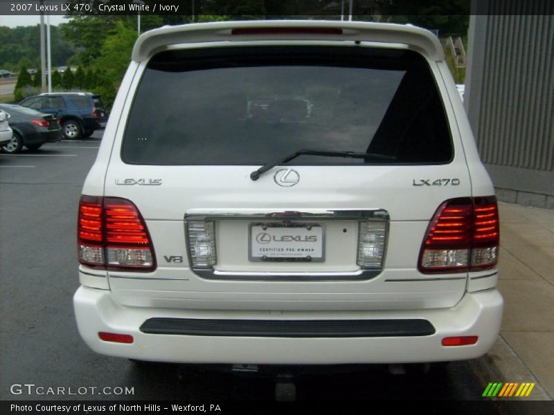 Crystal White / Ivory 2007 Lexus LX 470
