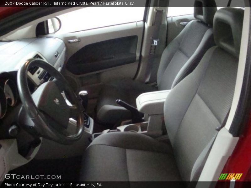 Inferno Red Crystal Pearl / Pastel Slate Gray 2007 Dodge Caliber R/T