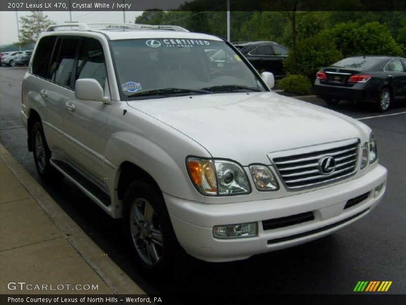 Crystal White / Ivory 2007 Lexus LX 470