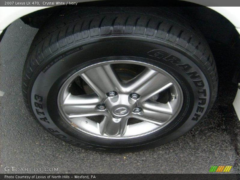 Crystal White / Ivory 2007 Lexus LX 470