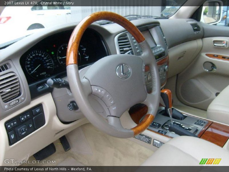Crystal White / Ivory 2007 Lexus LX 470
