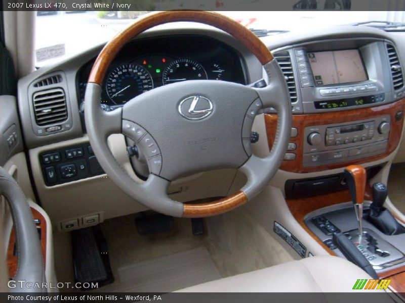 Crystal White / Ivory 2007 Lexus LX 470
