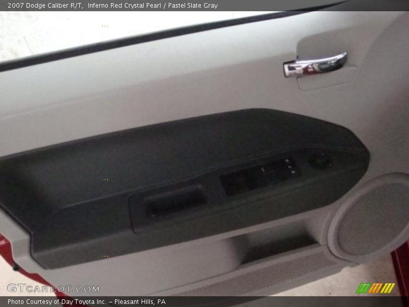 Inferno Red Crystal Pearl / Pastel Slate Gray 2007 Dodge Caliber R/T