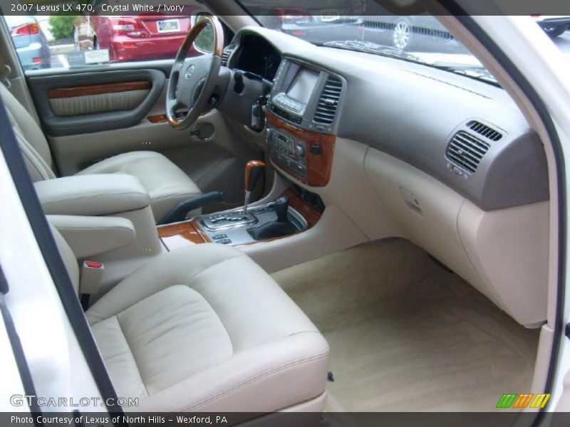 Crystal White / Ivory 2007 Lexus LX 470