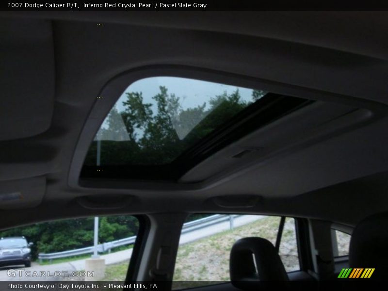 Inferno Red Crystal Pearl / Pastel Slate Gray 2007 Dodge Caliber R/T