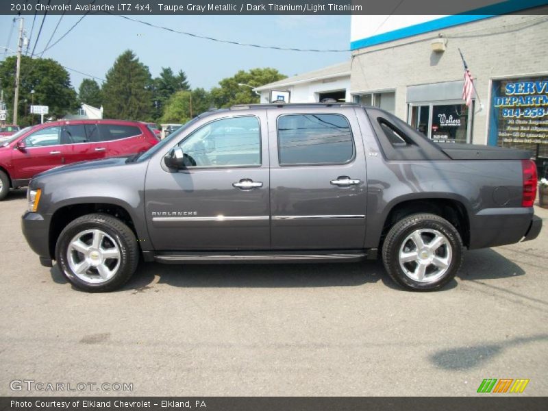 Taupe Gray Metallic / Dark Titanium/Light Titanium 2010 Chevrolet Avalanche LTZ 4x4