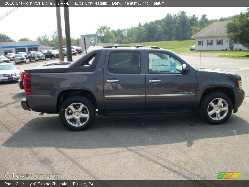 Taupe Gray Metallic / Dark Titanium/Light Titanium 2010 Chevrolet Avalanche LTZ 4x4