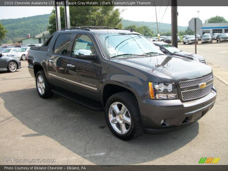Taupe Gray Metallic / Dark Titanium/Light Titanium 2010 Chevrolet Avalanche LTZ 4x4