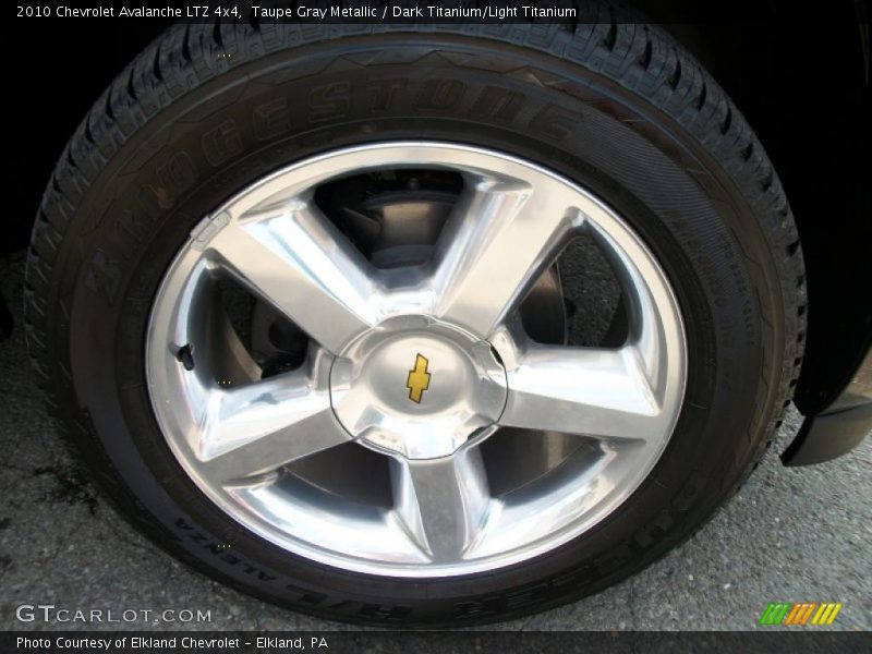 Taupe Gray Metallic / Dark Titanium/Light Titanium 2010 Chevrolet Avalanche LTZ 4x4
