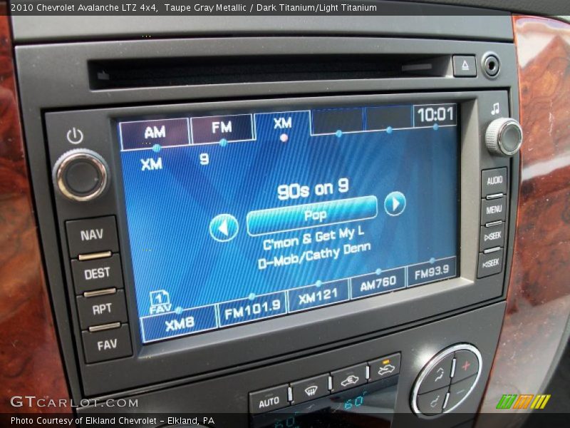 Taupe Gray Metallic / Dark Titanium/Light Titanium 2010 Chevrolet Avalanche LTZ 4x4