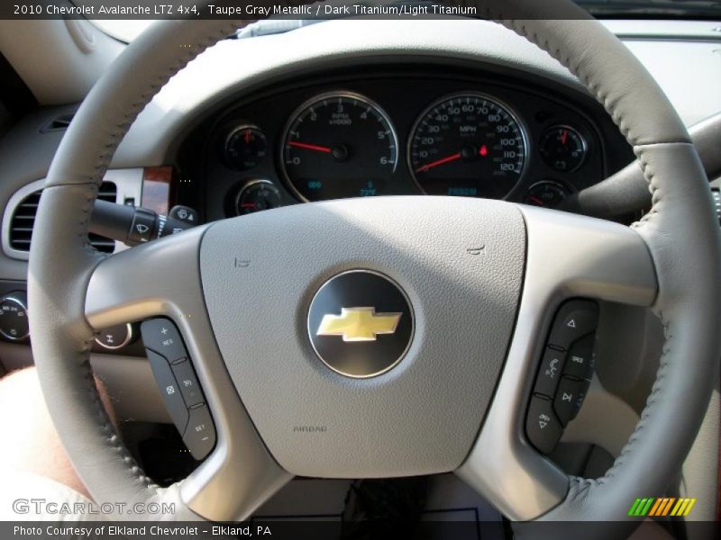 Taupe Gray Metallic / Dark Titanium/Light Titanium 2010 Chevrolet Avalanche LTZ 4x4