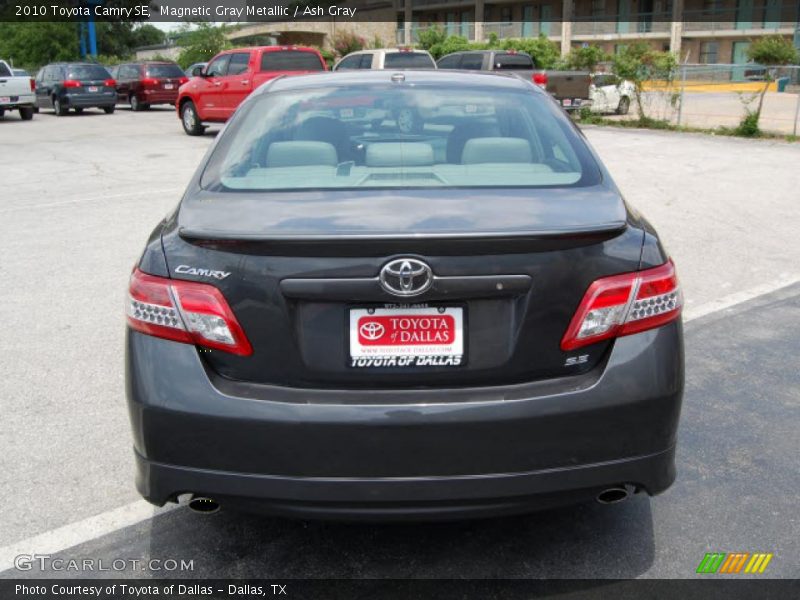 Magnetic Gray Metallic / Ash Gray 2010 Toyota Camry SE