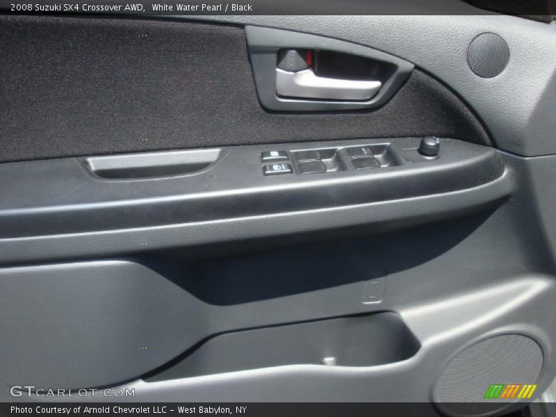 White Water Pearl / Black 2008 Suzuki SX4 Crossover AWD