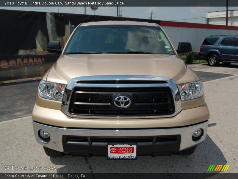 Sandy Beach Metallic / Sand Beige 2010 Toyota Tundra Double Cab
