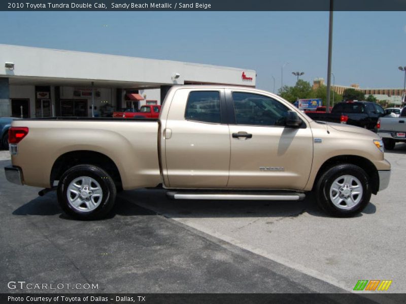 Sandy Beach Metallic / Sand Beige 2010 Toyota Tundra Double Cab