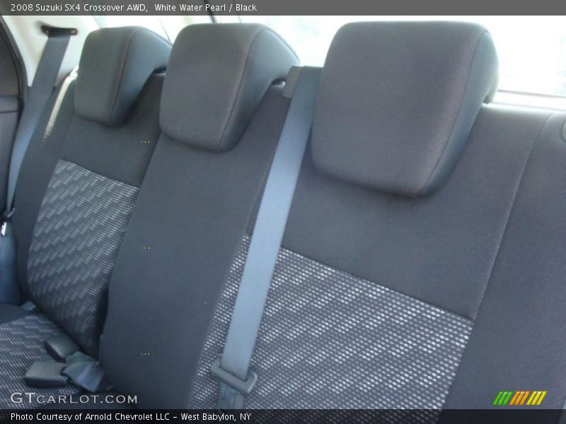 White Water Pearl / Black 2008 Suzuki SX4 Crossover AWD