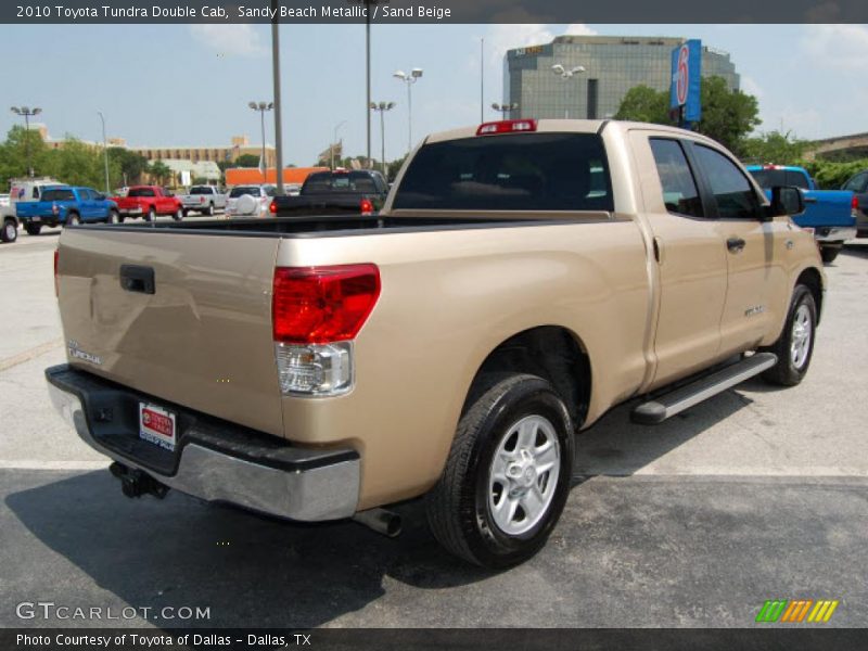 Sandy Beach Metallic / Sand Beige 2010 Toyota Tundra Double Cab