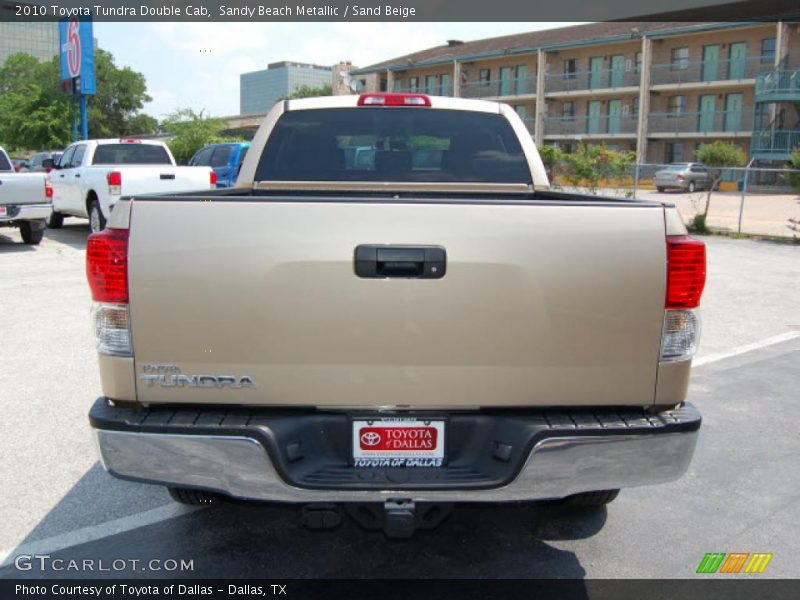 Sandy Beach Metallic / Sand Beige 2010 Toyota Tundra Double Cab