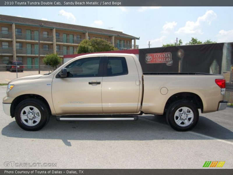 Sandy Beach Metallic / Sand Beige 2010 Toyota Tundra Double Cab