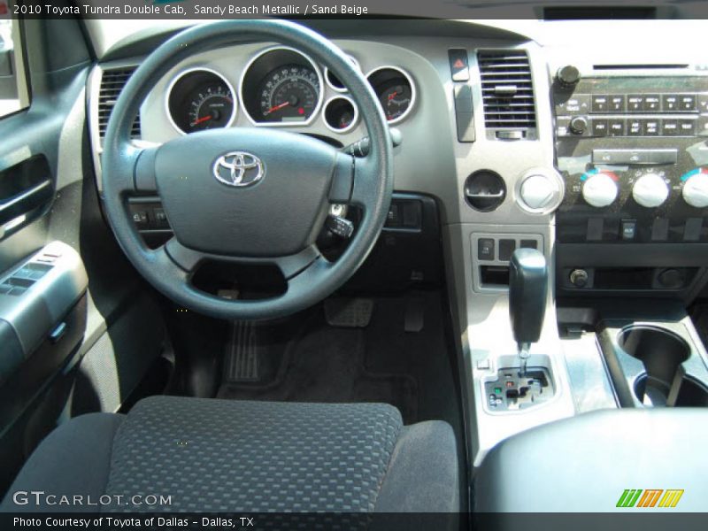 Sandy Beach Metallic / Sand Beige 2010 Toyota Tundra Double Cab
