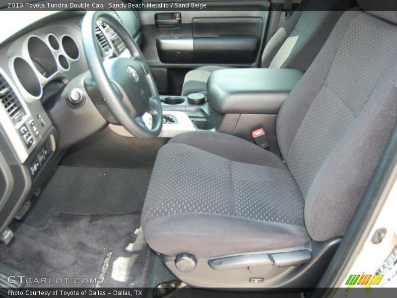 Sandy Beach Metallic / Sand Beige 2010 Toyota Tundra Double Cab