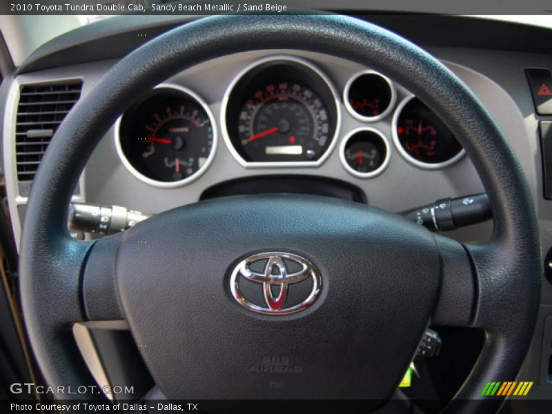 Sandy Beach Metallic / Sand Beige 2010 Toyota Tundra Double Cab