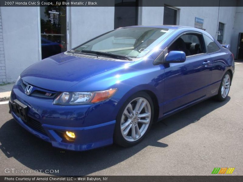 Fiji Blue Metallic / Black 2007 Honda Civic Si Coupe