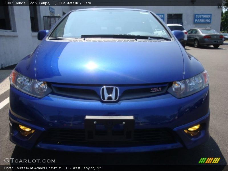 Fiji Blue Metallic / Black 2007 Honda Civic Si Coupe